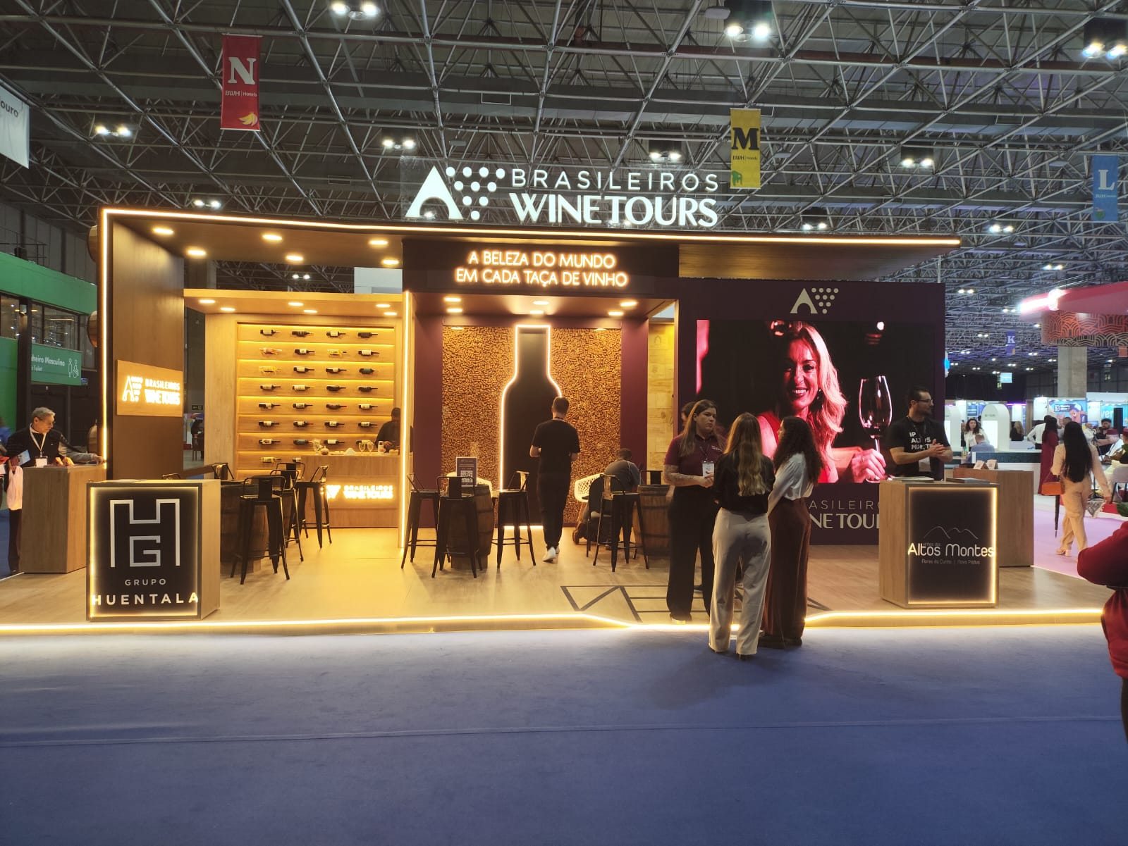Projeto executado de estande na ABAV Expo